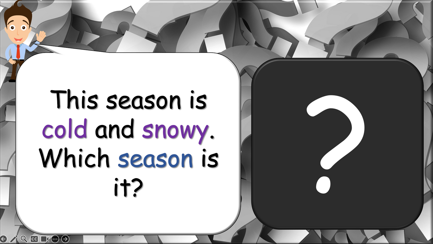 Grade 2-3 - ESL Lesson - Seasons - Part 2 - Activities - PowerPoint Lesson