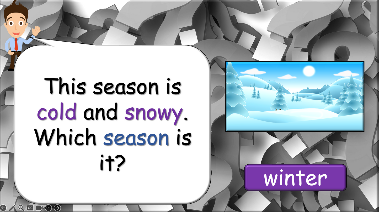 Grade 2-3 - ESL Lesson - Seasons - Part 2 - Activities - PowerPoint Lesson
