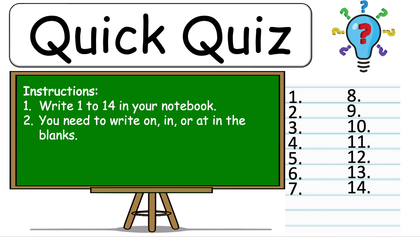 Grade 4 - ESL Lesson - Adverbs of Frequency - PowerPoint Lesson