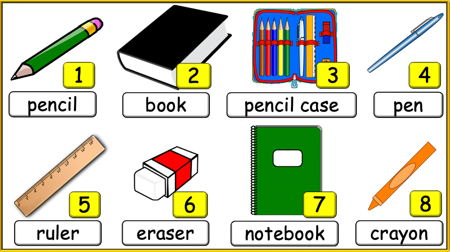 Grade 1-2 - ESL Lesson - What do you have? / Classroom Objects - PowerPoint Lesson