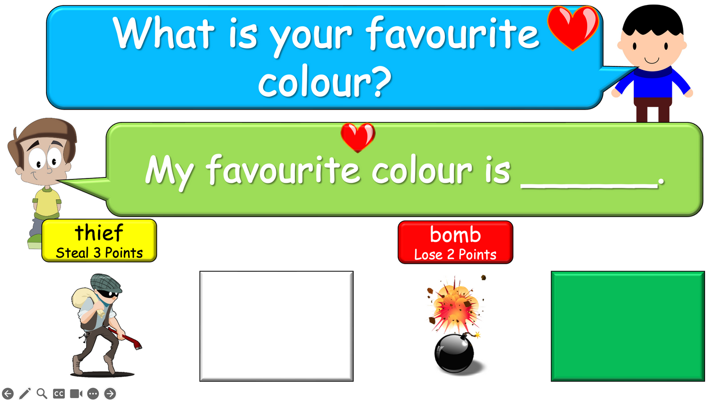 Grade 1-2 - ESL Lesson - "What is your favourite colour?" - Colours - PowerPoint Lesson