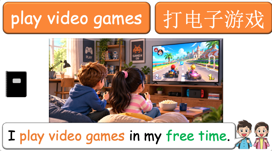 Grade 4 - ESL Lesson - Hobbies and Free Time