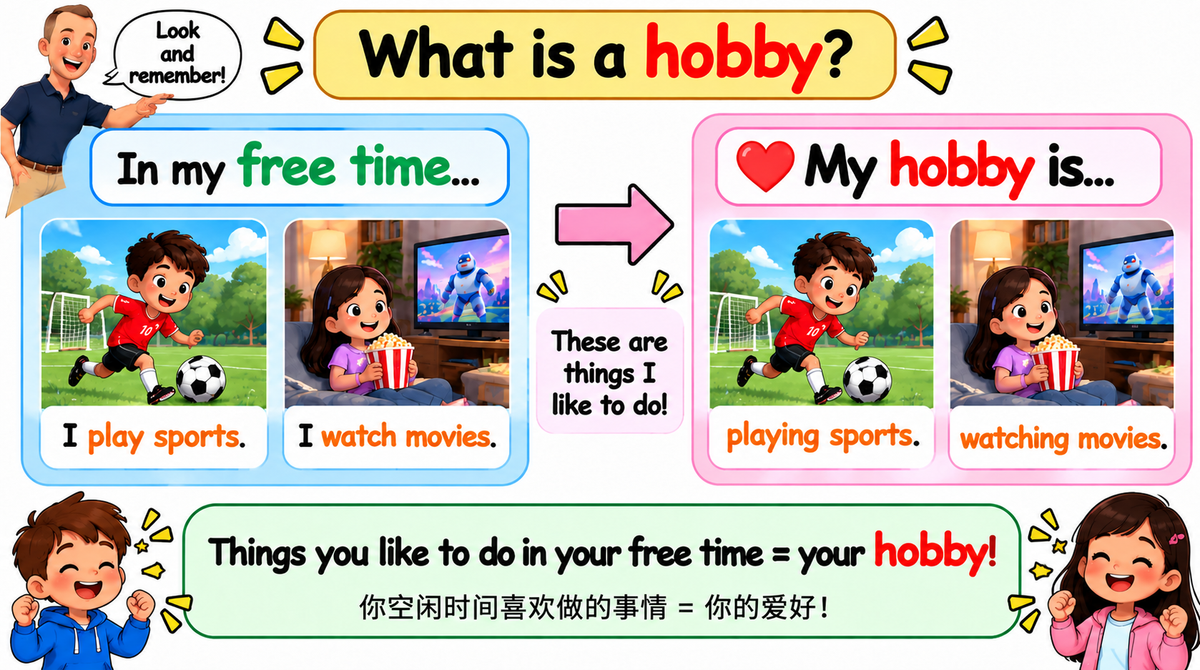 Grade 4 - ESL Lesson - Hobbies and Free Time
