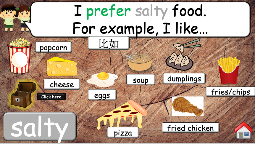 Grade 4 - ESL Lesson - Prefer/Flavors - PowerPoint Lesson