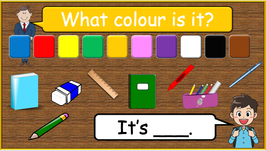Grade 1-2 - ESL Lesson - What do you have? / Classroom Objects - PowerPoint Lesson