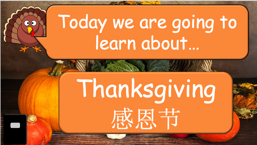 Grade 5-6 - ESL Lesson - Thanksgiving Lesson