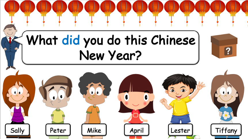 Grade 5-6 - ESL Lesson - What did you do this Chinese New Year? - Part 2 - PowerPoint Lesson