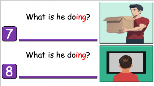 Grade 2-3 - ESL Lesson - At Home - Part 2 - Actions in each room