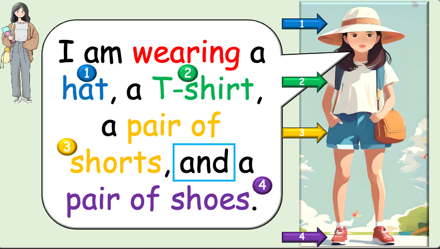 Grade 2-4 - ESL Lesson - Clothing / What are you wearing today? - PowerPoint Lesson