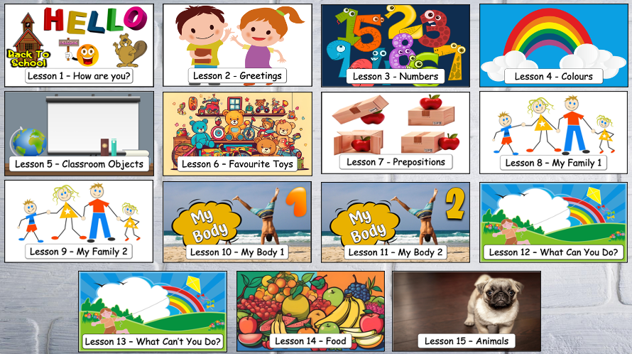 Grade 1 - Semester 1 - Week 03 - Numbers - ESL PowerPoint Lesson ...