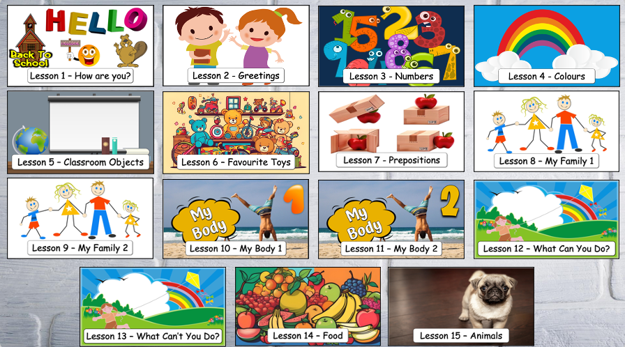 Grade 1 - Semester 1 - Week 07 - Prepositions - ESL PowerPoint Lesson