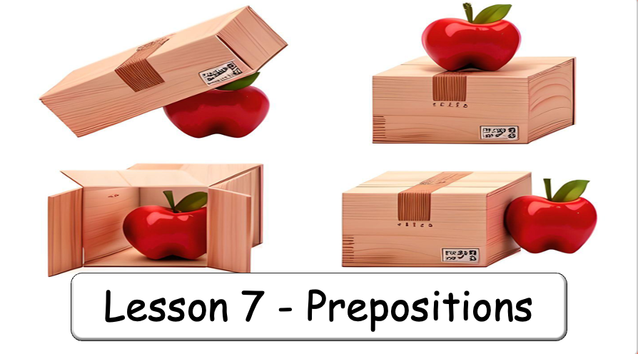 Grade 1 - Semester 1 - Week 07 - Prepositions - ESL PowerPoint Lesson