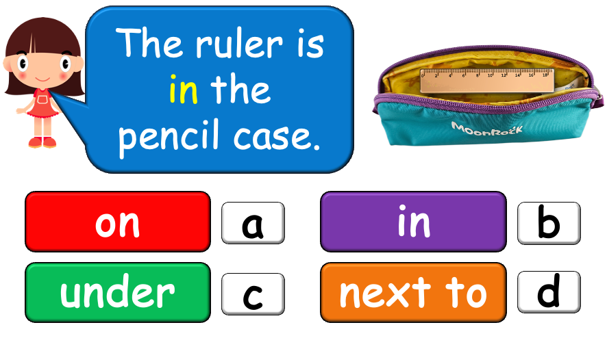 Grade 1 - Semester 1 - Week 07 - Prepositions - ESL PowerPoint Lesson