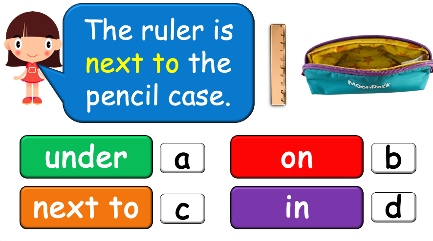 Grade 1 - Semester 1 - Week 07 - Prepositions - ESL PowerPoint Lesson