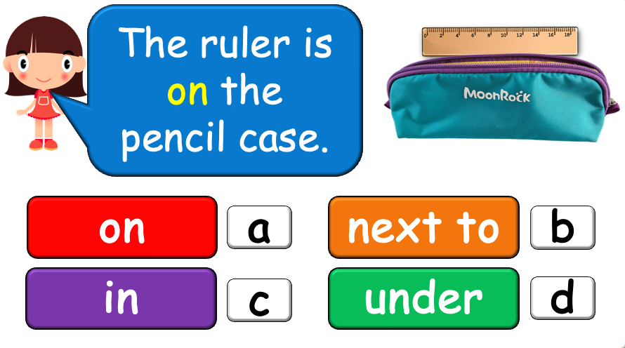 Grade 1 - Semester 1 - Week 07 - Prepositions - ESL PowerPoint Lesson