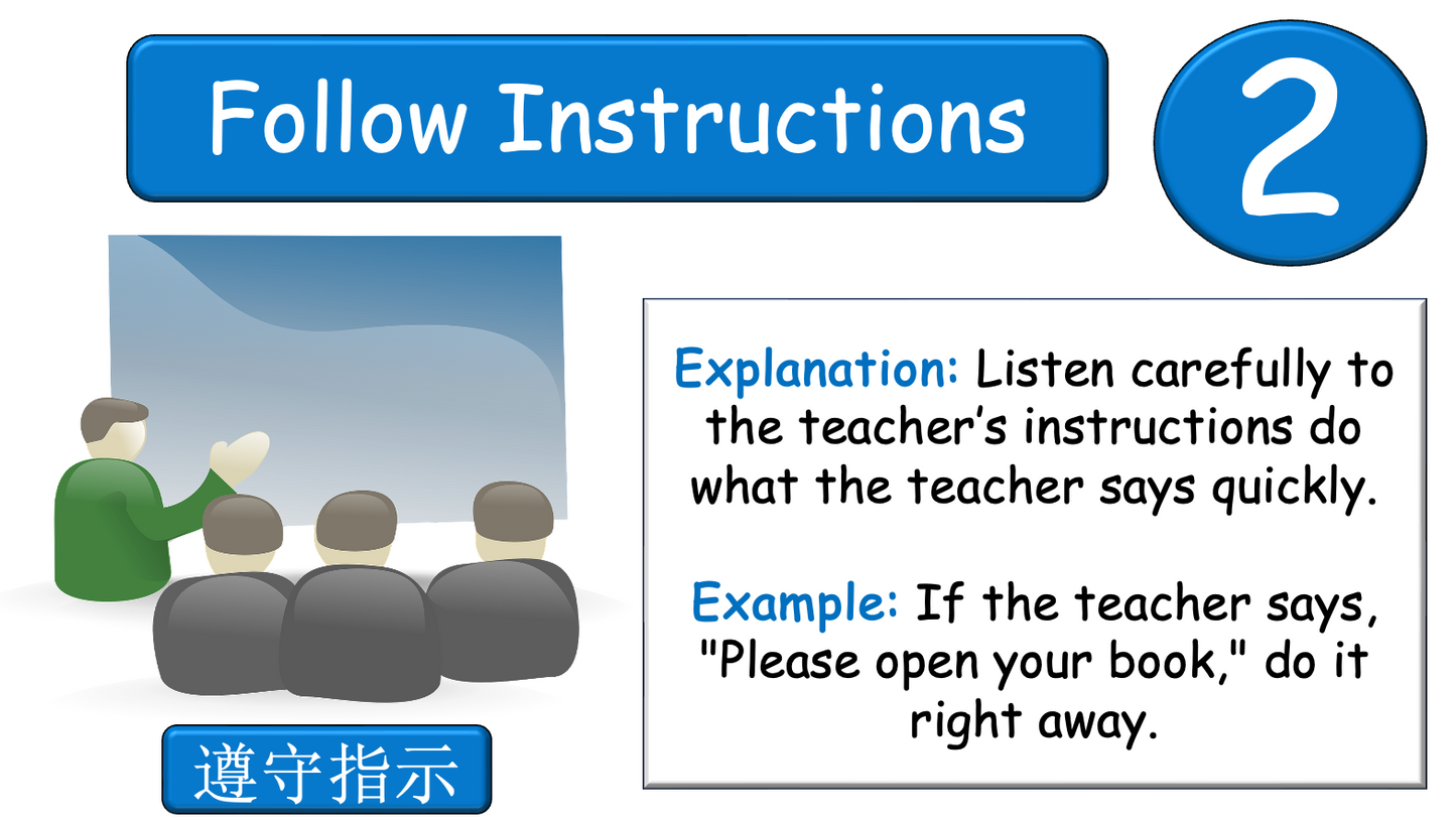 Grade 6-8 - ESL Lesson - First Day of School - Getting to know you