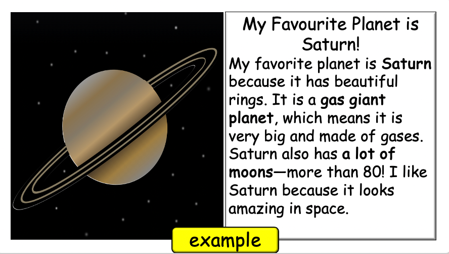 Grade 4 - ESL Lesson - Solar System - Part 2 - PowerPoint Lesson