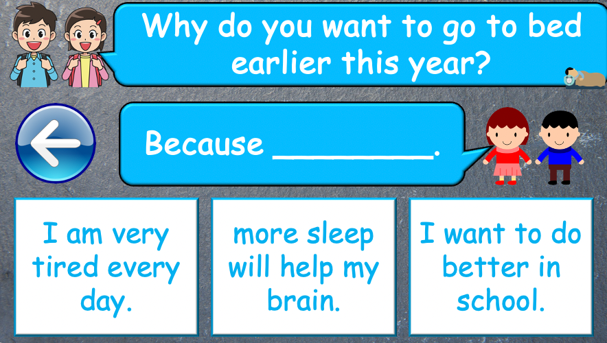 Grade 4-6 - ESL Lesson - New Year's resolutions - Part 2 - PowerPoint Lesson