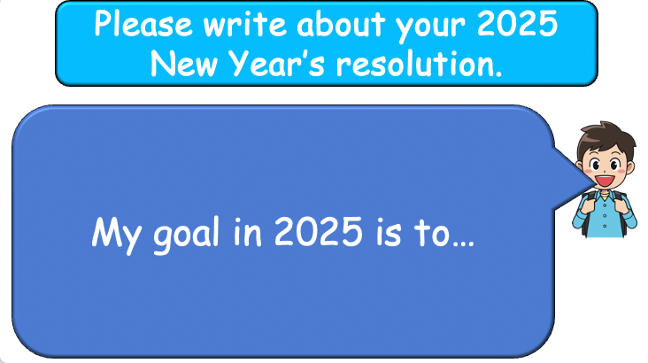 Grade 4-6 - ESL Lesson - New Year's resolutions - Part 2 - PowerPoint Lesson