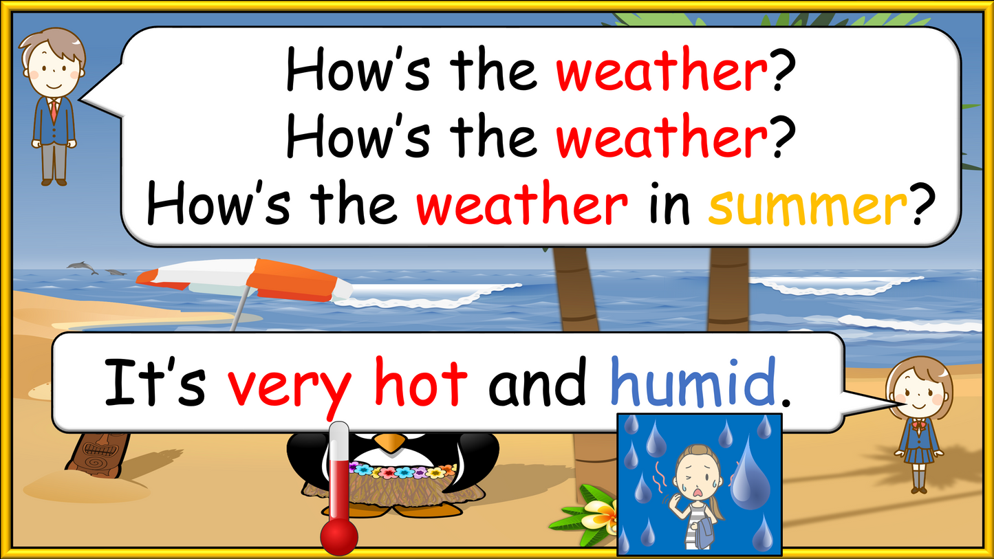 Grade 2-3 - ESL Lesson - Seasons - Part 2 - Activities - PowerPoint Lesson