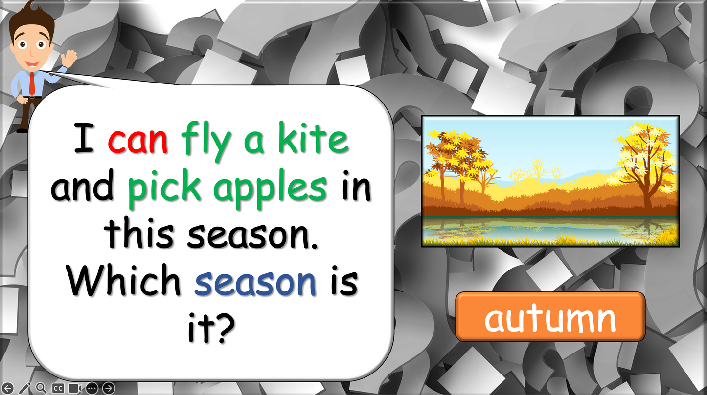 Grade 2-3 - ESL Lesson - Seasons - Part 2 - Activities - PowerPoint Lesson