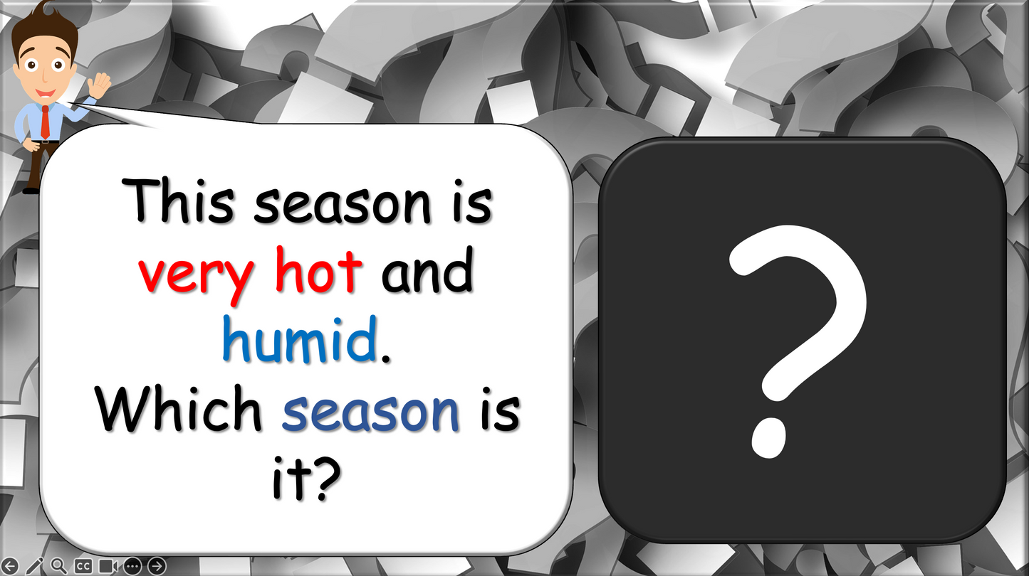 Grade 2-3 - ESL Lesson - Seasons - Part 2 - Activities - PowerPoint Lesson