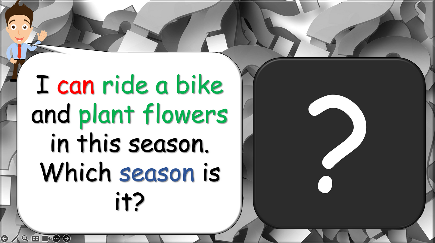 Grade 2-3 - ESL Lesson - Seasons - Part 2 - Activities - PowerPoint Lesson