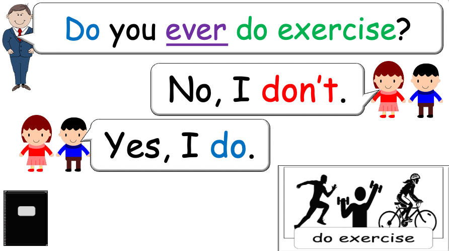 Grade 4 - ESL lesson - Do you ever...? - PowerPoint Lesson