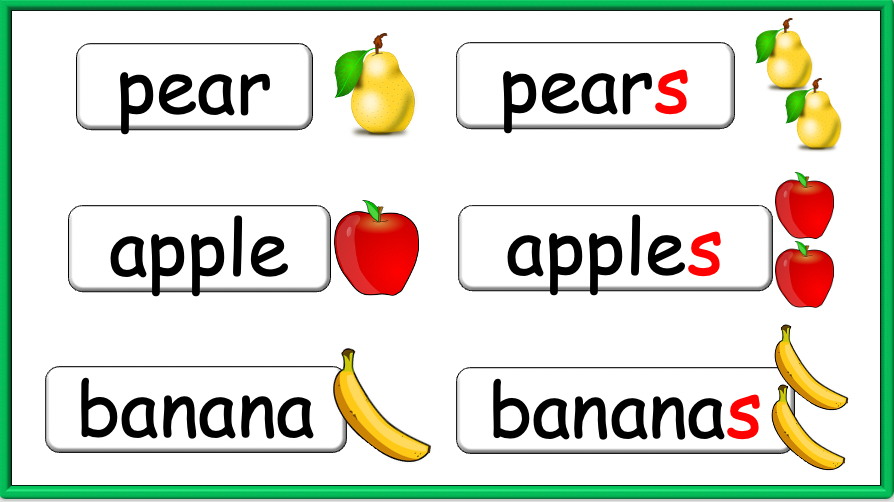 Grade 1-2 - ESL Lesson - How many? / Fruit and Plurals - PowerPoint Lesson