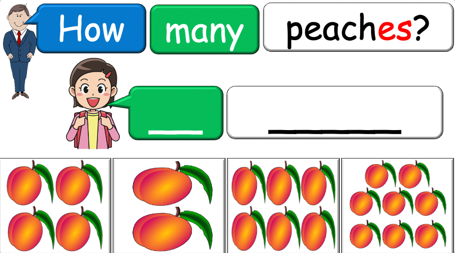 Grade 1-2 - ESL Lesson - How many? / Fruit and Plurals - PowerPoint Lesson