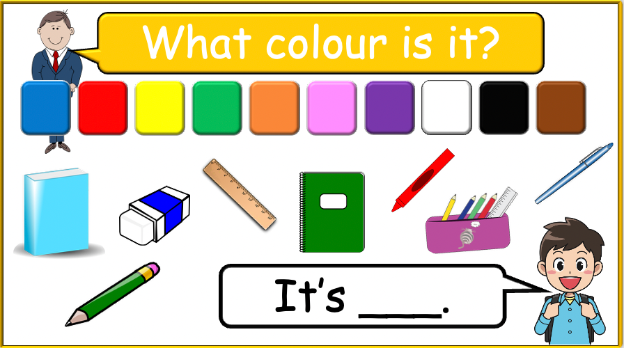 Grade 1-2 - ESL Lesson - What do you have? / Classroom Objects - PowerPoint Lesson