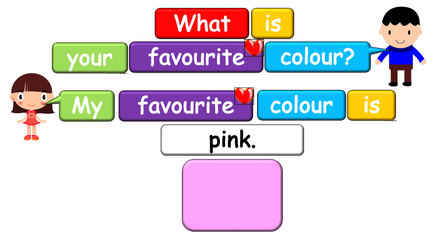 Grade 1-2 - ESL Lesson - "What is your favourite colour?" - Colours - PowerPoint Lesson