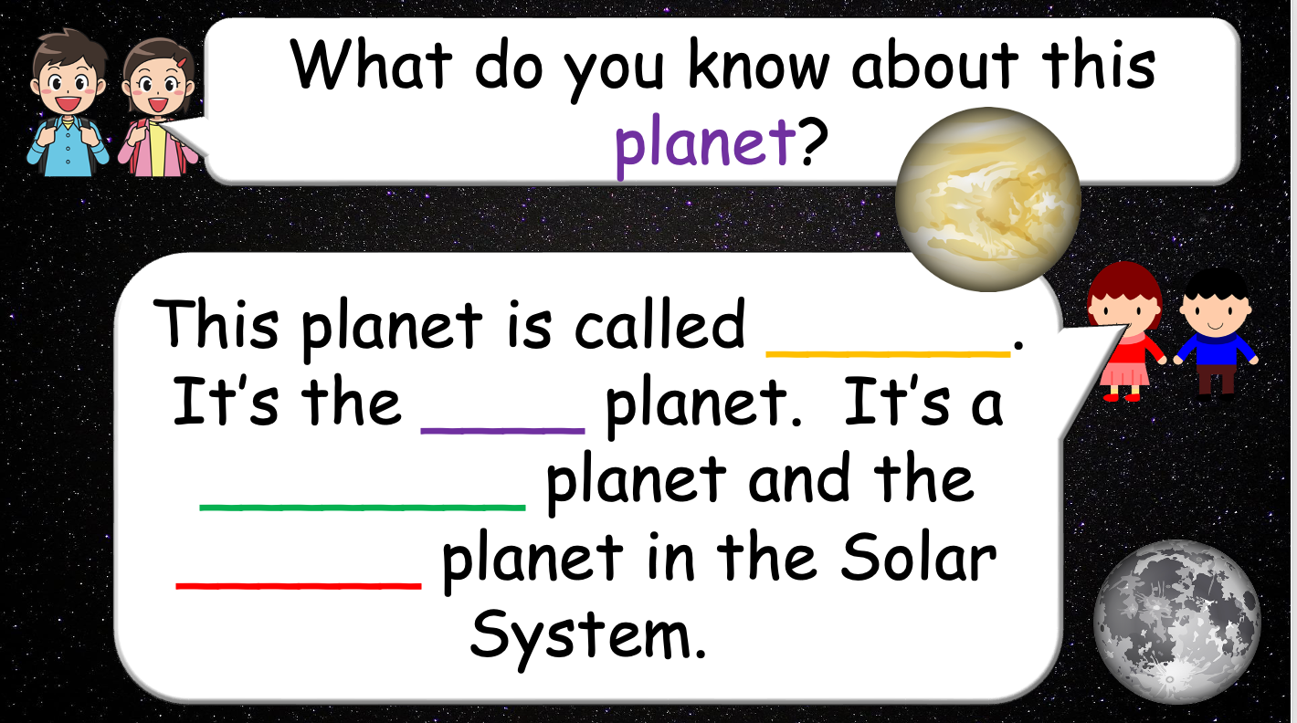 Grade 4 - ESL Lesson - Solar System - Part 2 - PowerPoint Lesson
