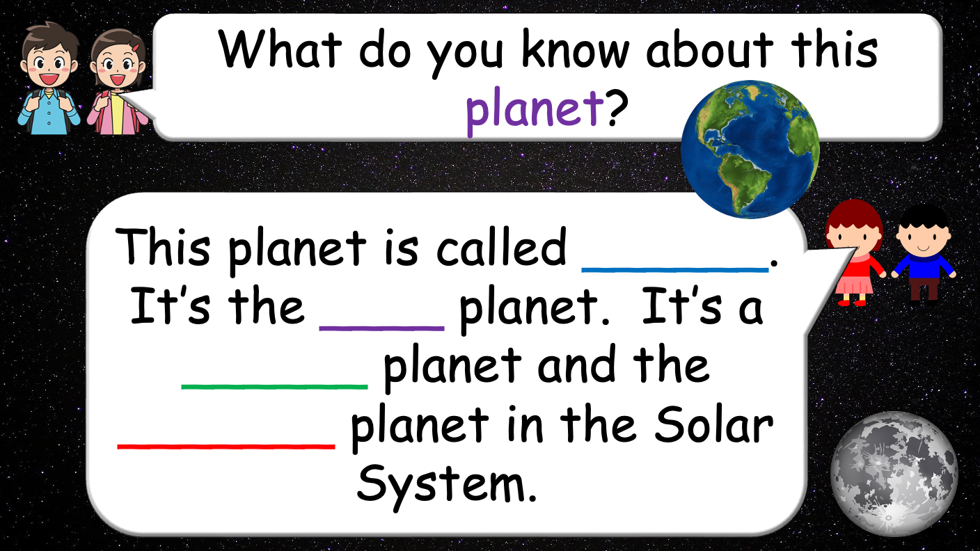 Grade 4 - ESL Lesson - Solar System - Part 2 - PowerPoint Lesson