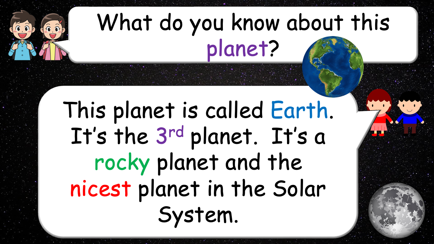 Grade 4 - ESL Lesson - Solar System - Part 2 - PowerPoint Lesson