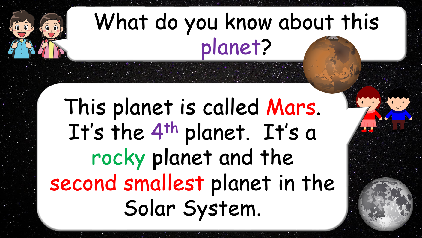 Grade 4 - ESL Lesson - Solar System - Part 2 - PowerPoint Lesson