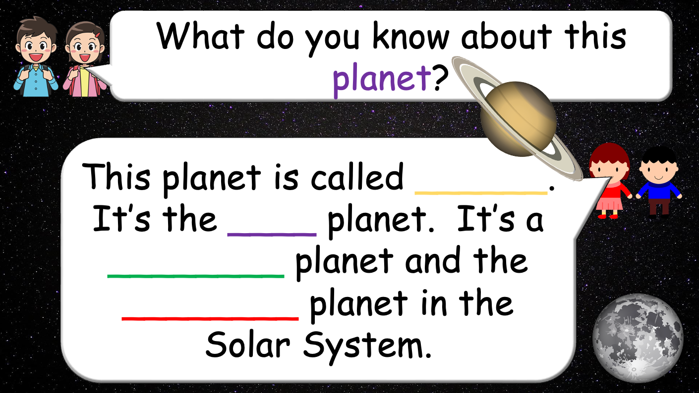 Grade 4 - ESL Lesson - Solar System - Part 2 - PowerPoint Lesson