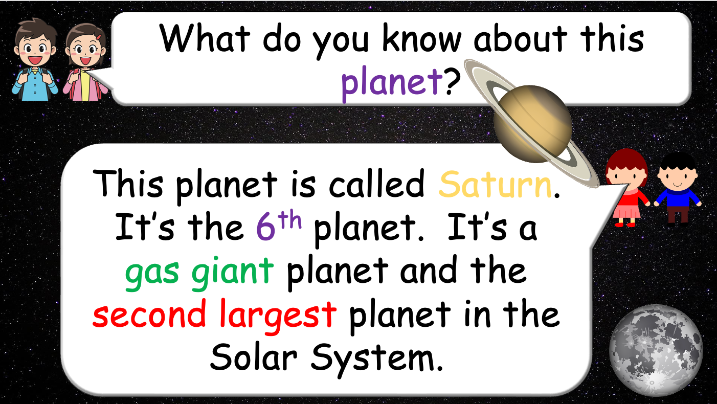 Grade 4 - ESL Lesson - Solar System - Part 2 - PowerPoint Lesson