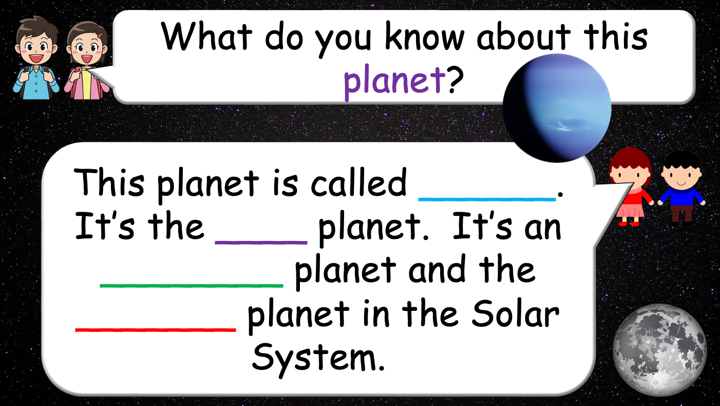 Grade 4 - ESL Lesson - Solar System - Part 2 - PowerPoint Lesson
