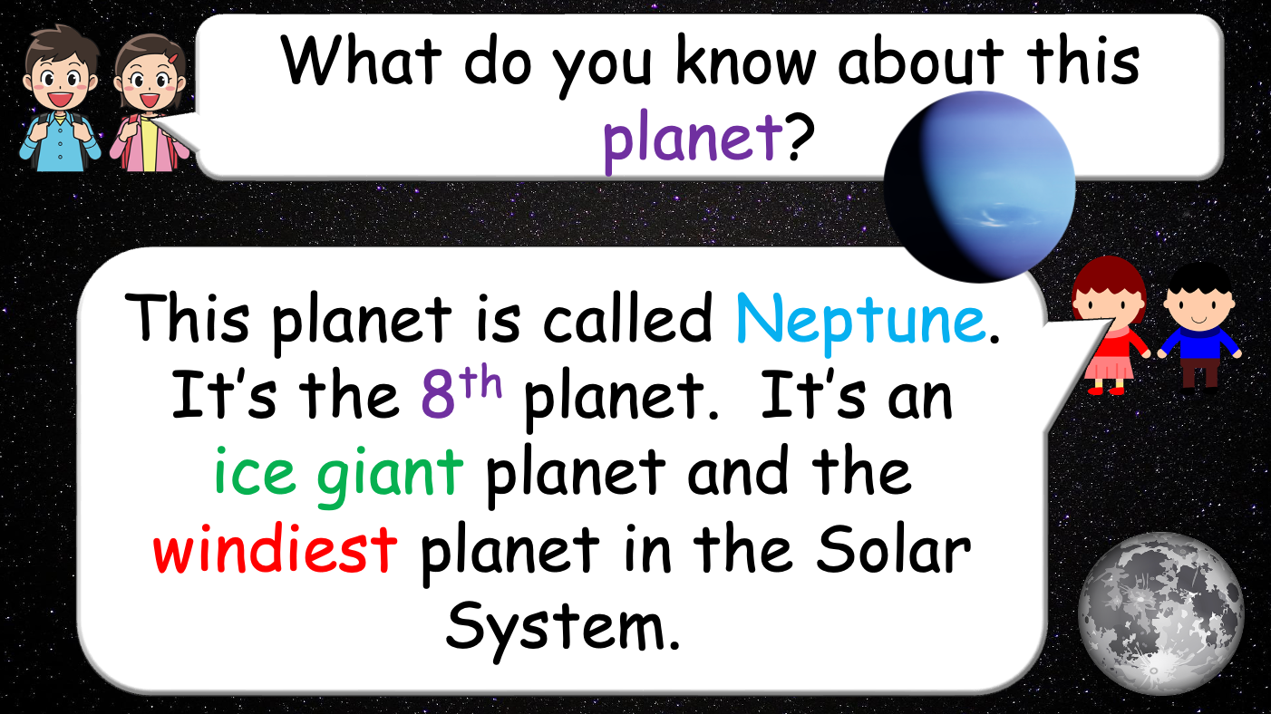 Grade 4 - ESL Lesson - Solar System - Part 2 - PowerPoint Lesson