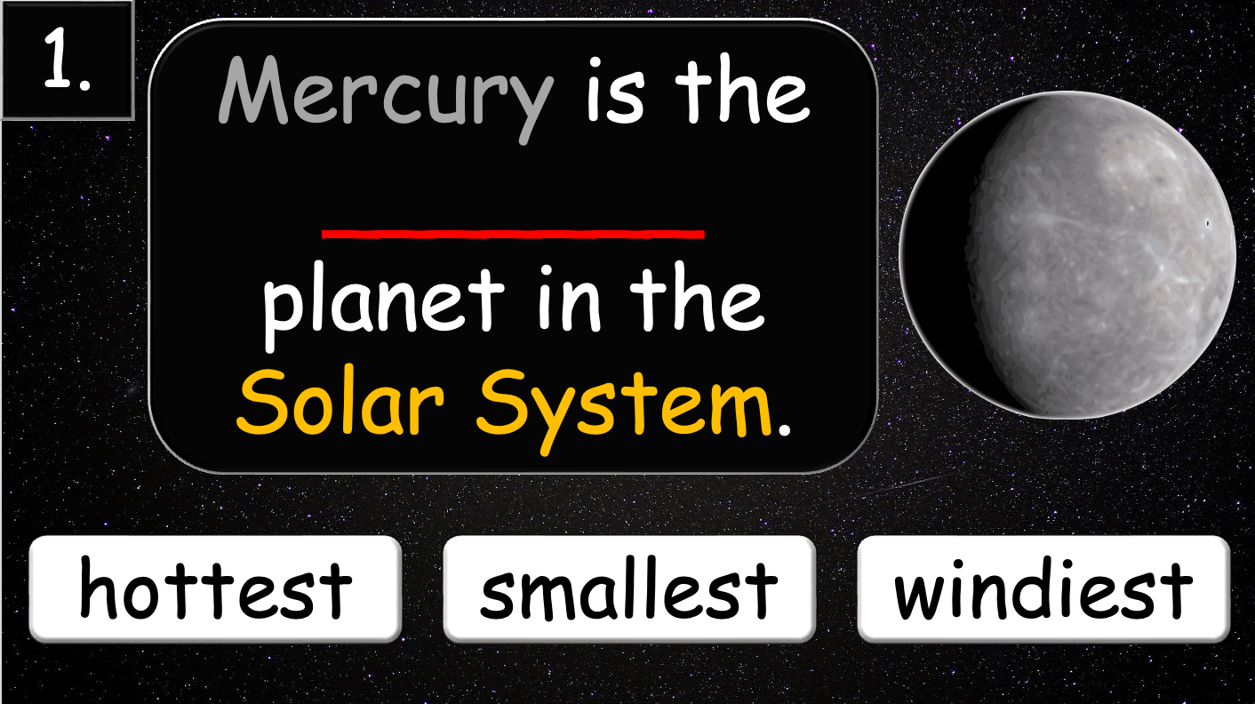 Grade 4 - ESL Lesson - Solar System - Part 2 - PowerPoint Lesson
