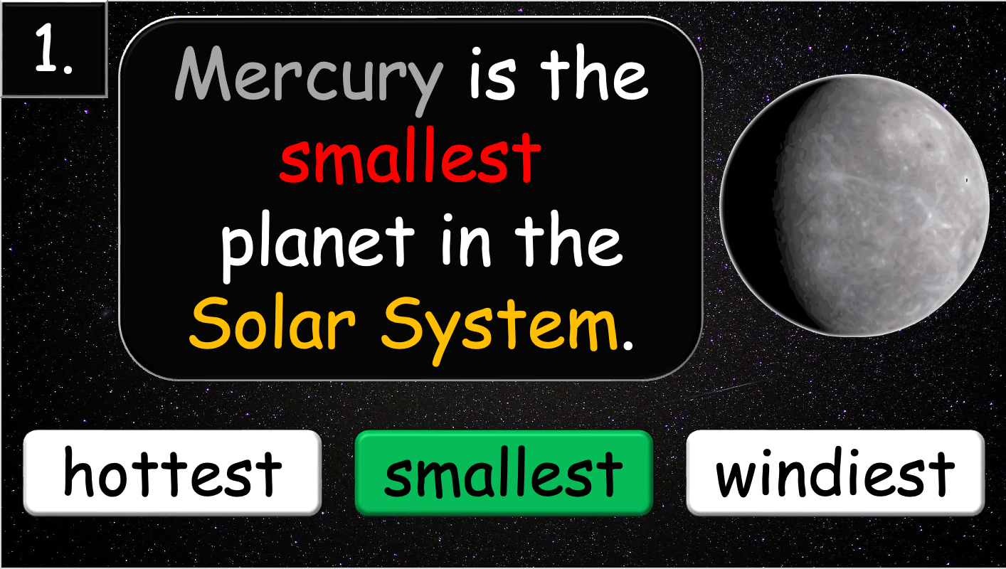 Grade 4 - ESL Lesson - Solar System - Part 2 - PowerPoint Lesson