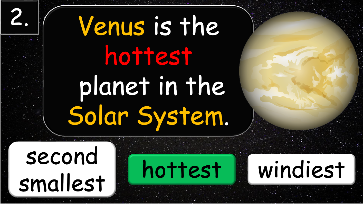 Grade 4 - ESL Lesson - Solar System - Part 2 - PowerPoint Lesson