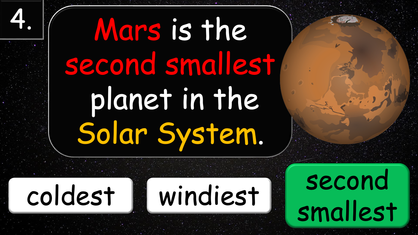 Grade 4 - ESL Lesson - Solar System - Part 2 - PowerPoint Lesson