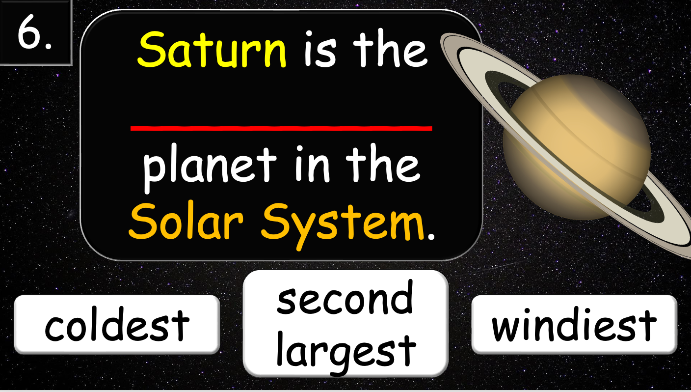 Grade 4 - ESL Lesson - Solar System - Part 2 - PowerPoint Lesson