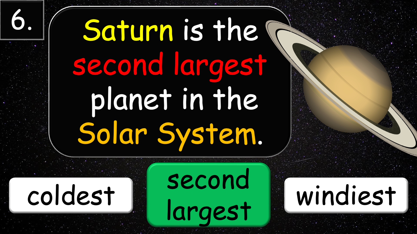 Grade 4 - ESL Lesson - Solar System - Part 2 - PowerPoint Lesson