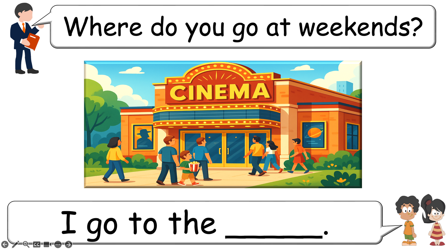 Grade 2-3 - ESL Lesson - Places Around Town