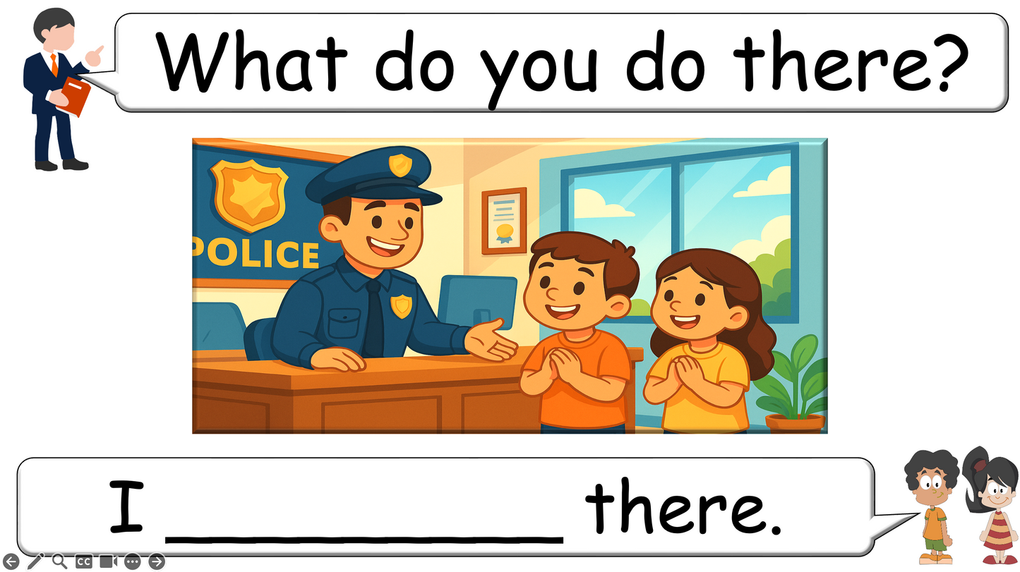 Grade 2-3 - ESL Lesson - Places Around Town