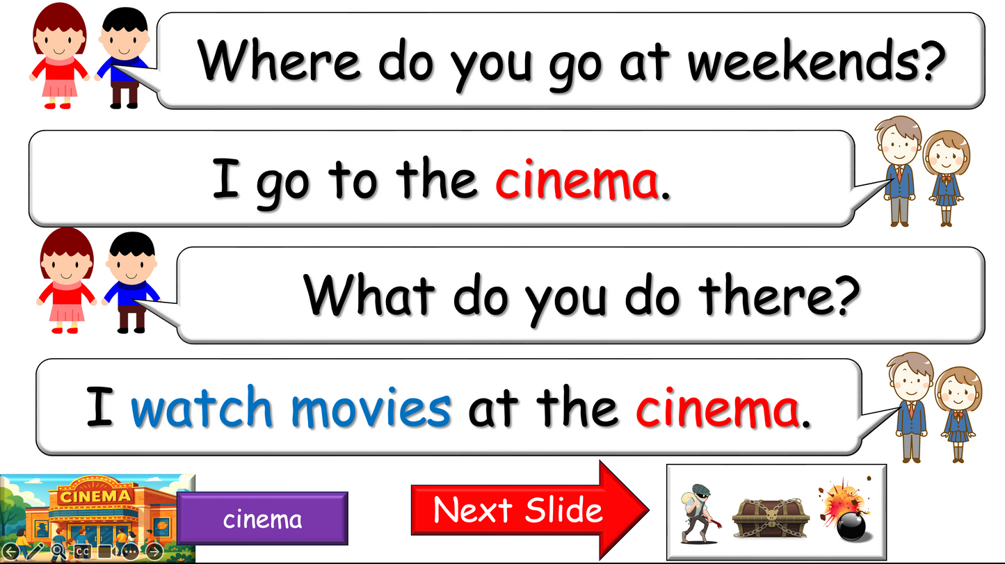 Grade 2-3 - ESL Lesson - Places Around Town