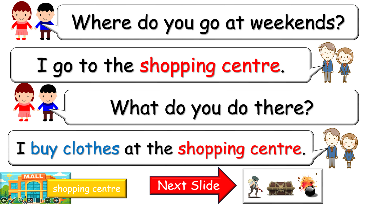 Grade 2-3 - ESL Lesson - Places Around Town